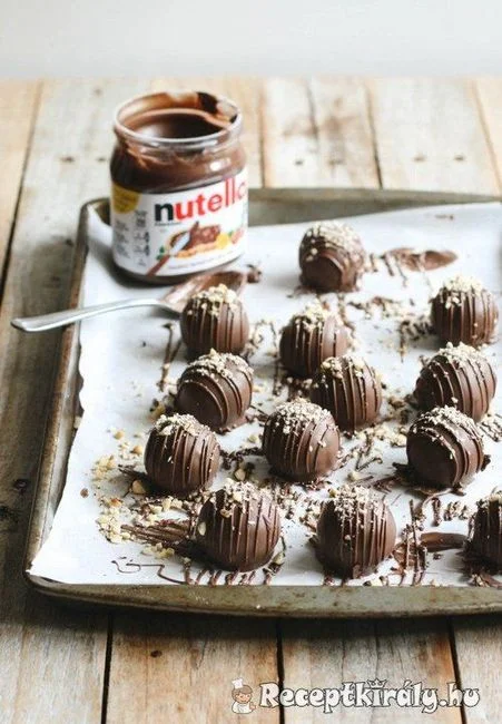 Nutellás bonbon recept