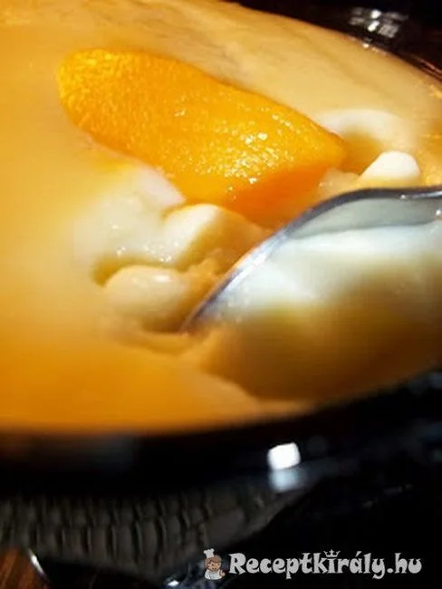 Vanília puding sárgabarack befőttel recept