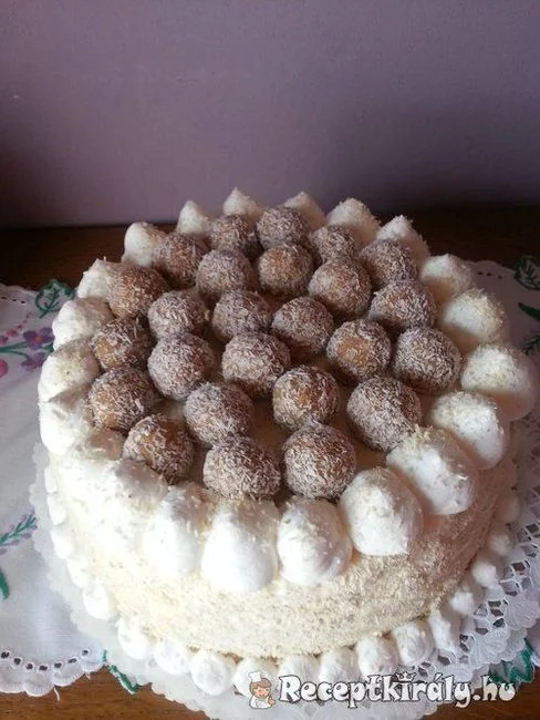 Vaníliás kókusztorta recept