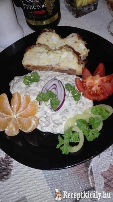 Baconos csirkemell őzgerincformában sütve recept