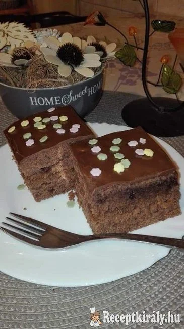 Csokis lekváros kocka recept