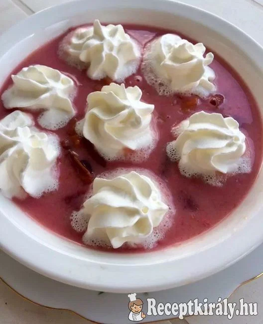 Fahéjas szilvaleves recept