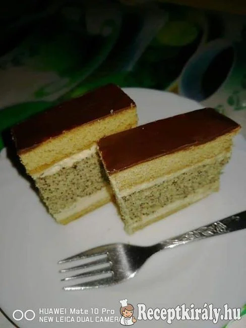 Francia mákos krémes recept