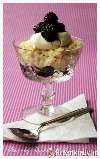 Gyümölcsös-mascarpones tejberizs recept
