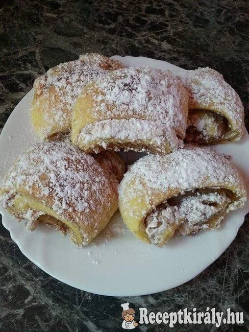 Habos diós kifli recept