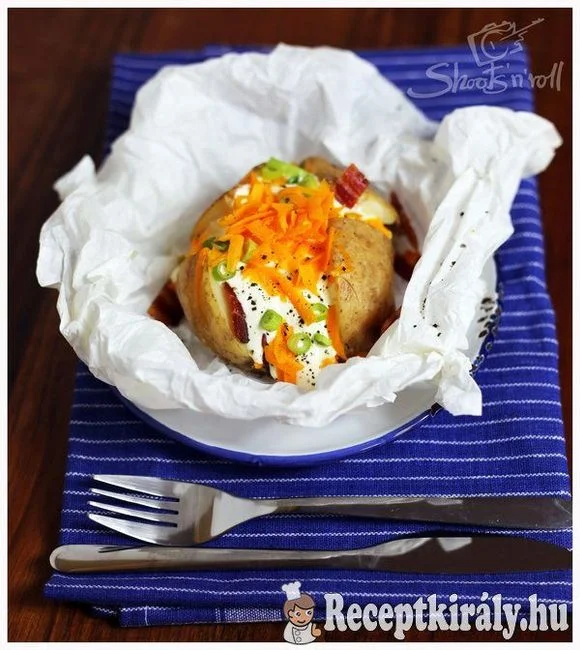 Jacket potato, azaz héjában sült krumpli