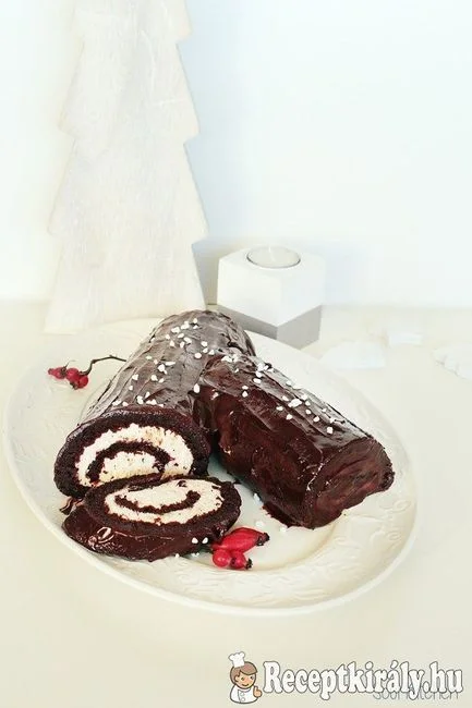 Karácsonyi gesztenyés fatörzs recept