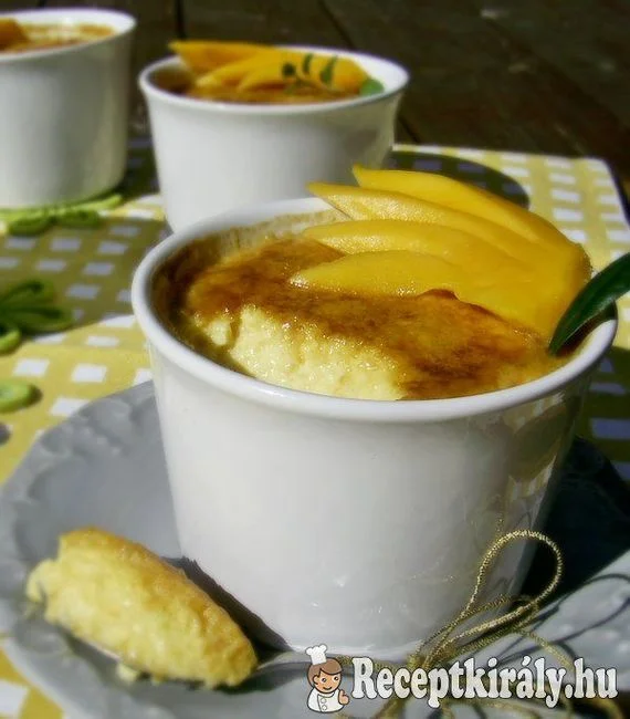 Mangó Crème Brûlée recept