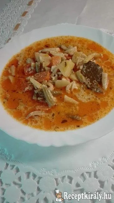 Tárkonyos zöldbableves recept