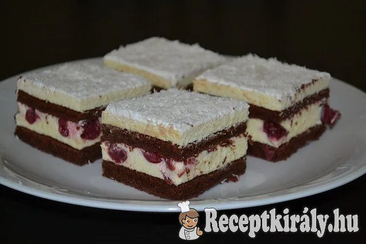 Meggyes kókuszos varázs recept