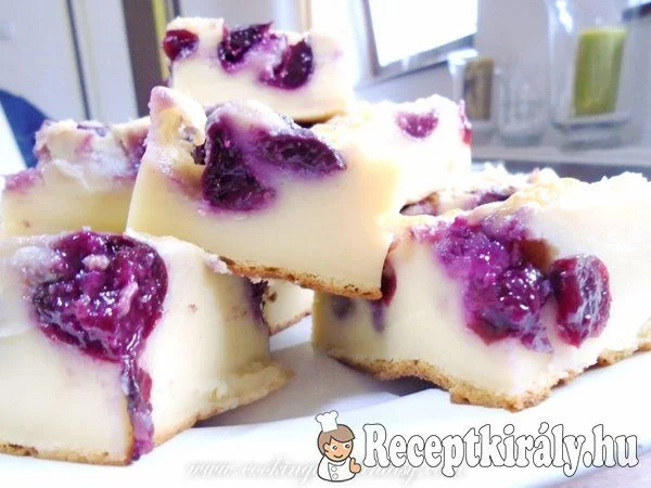 Meggyes tejpite recept