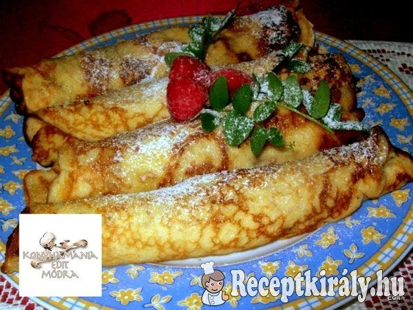 Mézes-diós palacsinta recept