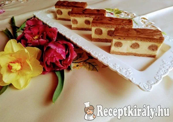 Mézes pöttyös szelet recept
