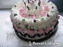 Aszalt szilvás habos torta – 1. kép
