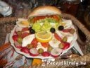 Avokádós mozzarellás saláta – 1. kép