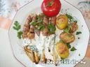 Baconbe tekert spárga újkrumplival – 1. kép