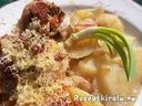 Baconbe tekert töltött krumpli és gomba sajttal – 3. kép