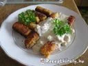 Baconbe tekert panírozott csirkemell – 4. kép
