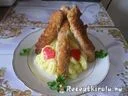 Baconbe tekert panírozott csirkemell – 3. kép