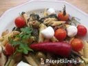 Baconös fokhagymás penne olasz színekben – 1. kép