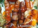 Baconos virsli sajtos spárga petrezselymes újkrumplival – 4. kép