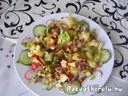 Balzsamecetes vegyes saláta – 1. kép