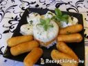 Bazsalikomos csirkemell burgonya krokettel – 4. kép