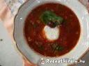 Bazsalikomos petrezselymes ratatouille leves mozzarellával – 2. kép