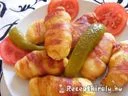 Burgonyás tészta baconszalonnában sütve – 1. kép