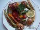 Busa szelet zöldségekkel grillezve – 2. kép