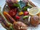 Busa szelet zöldségekkel grillezve – 3. kép
