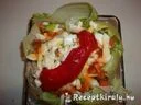 Chilis majonézes saláta sonkával tojással zöldségekkel – 2. kép
