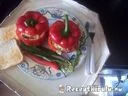 Chilis medvehagymás vajkrémmel töltött paprika – 3. kép