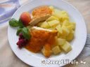 Csirkemell sárgabarackmártással – 3. kép