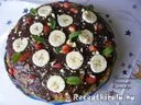 Csokis mogyorós palacsinta torta – 2. kép