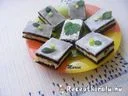 Csokis túrós szelet – 1. kép