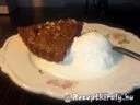 Csokoládés diós brandys brownie torta – 1. kép