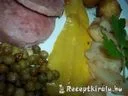 Csülöksonka krumplival zöldségekkel együtt sütve – 4. kép