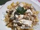 Farfalle túróval tejföllel és rokforttal – 3. kép