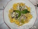 Fehérboros kéksajtos gombás tortellini – 2. kép