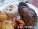 Fehérboros sült libacomb karamellizált gyümölcsökkel – 4. kép