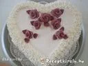 Fekete erdő szív torta Eta módra – 3. kép