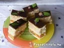 Gesztenyés puncs szelet