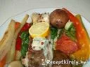 Grillezett lazac spenót ágyon – 2. kép