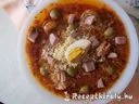 Húsvéti tortellini sonkás paradicsomos szószban tojással – 1. kép