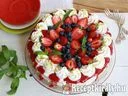 Joghurtos túrókrém torta erdei gyümölcsökkel – 4. kép