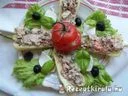 Kacsamájpástétommal töltött paprika és paradicsom mozzarellával – 3. kép