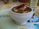 Karfiolleves baconnel chilivel – 2. kép
