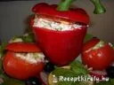 Kecskesajttal töltött paprika és paradicsom – 4. kép