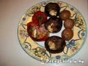 Libamájpástétommal töltött paprika és gomba – 3. kép